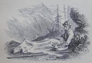 Edward Whymper nel 1861. Il bivacco.