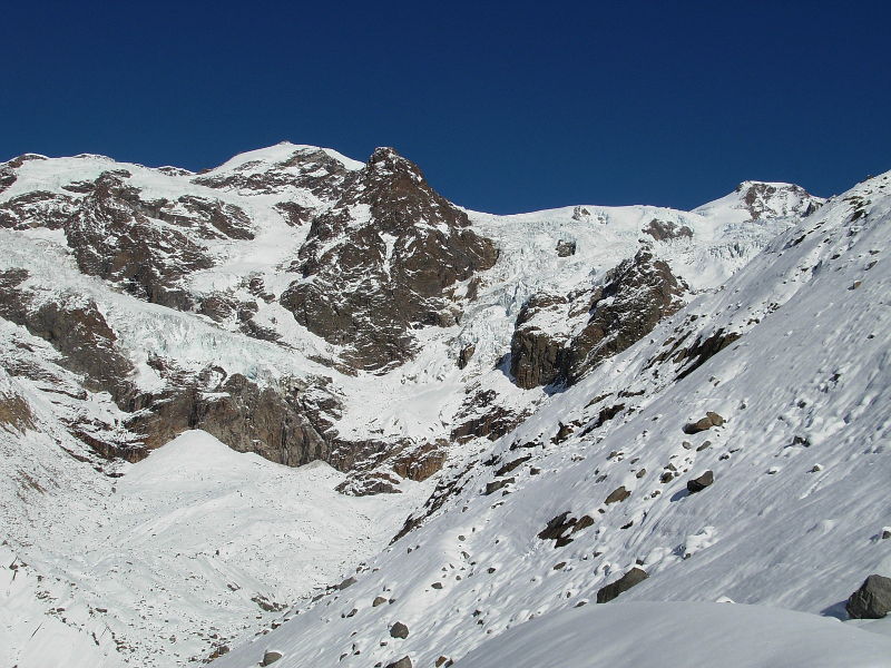 Il ghiacciaio del Lys nel 2010 - Foto di Gian Mario Navillod.