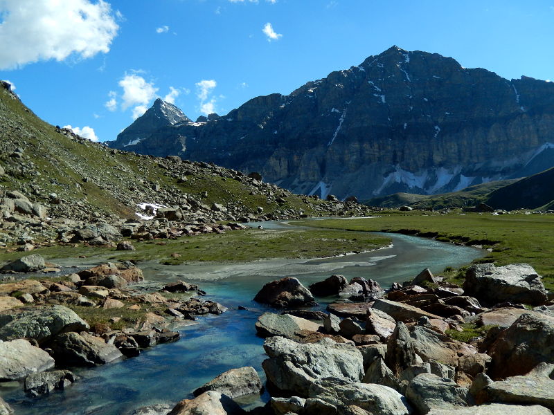 Comba di Rollin nel vallone delle Cime Bianche - Foto di Gian Mario Navillod.
