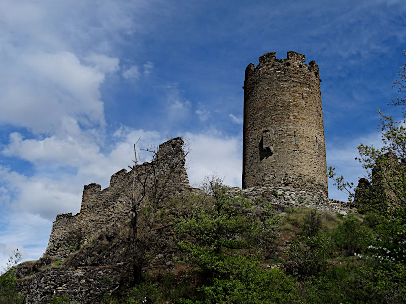 Torre di Châtel-Argent del 1275 (Maître Jacques de Saint-Georges - Master James of Saint George) - foto di Gian Mario Navillod.