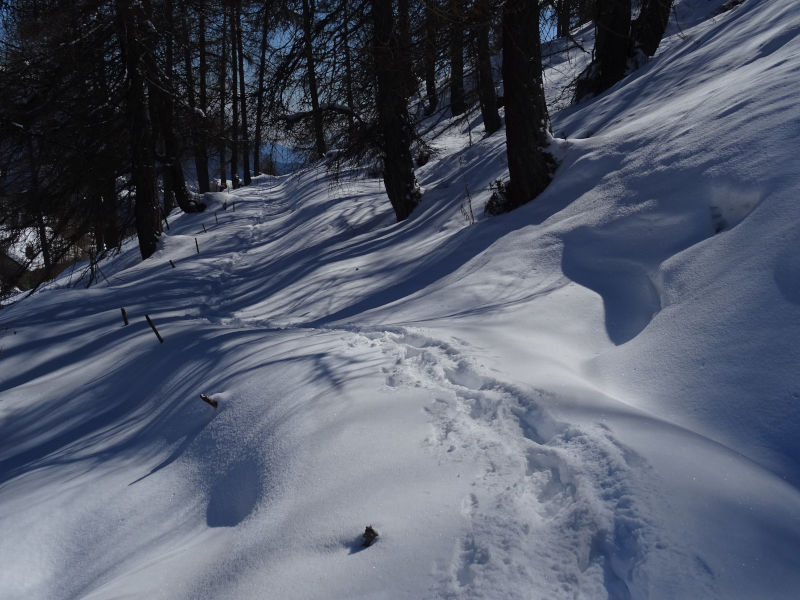 Ru de Torgnon sotto la neve - foto di Gian Mario Navillod.