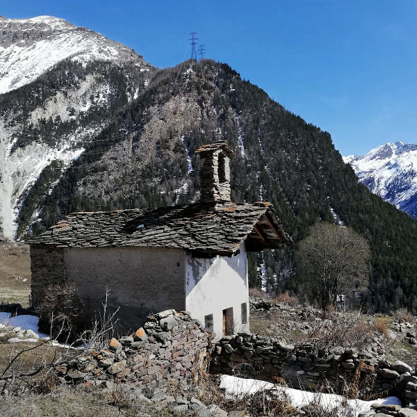 La cappella di San Bernardo a Tarabouc di Cogne - Foto cortesia di Giovanni Venturini.