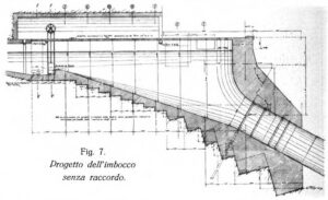 Primo progetto del Sifone di Hérin - Disegno pubblicato su Sincronizzando rivista mensile di elettricità e varietà.