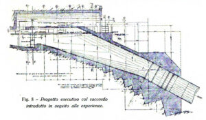 Progetto esecutivo del Sifone di Hérin - Disegno pubblicato su Sincronizzando rivista mensile di elettricità e varietà.